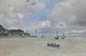 ホスピスの灯台（オンフルール）、1864 作： Claude Monet