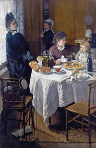 昼食会 作： Claude Monet
