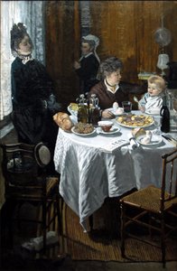 昼食会 作： クロード・モネ