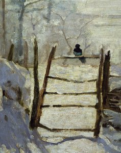 カササギ（詳細 作： Claude Monet