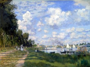 1872年、アルジャントゥイユのマリーナ 作： Claude Monet