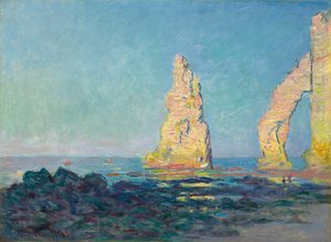 エタータ、ロータイド、1883年のニードルロック。 作： Claude Monet