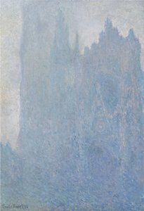 霧の中のルーアン大聖堂、1893 作： Claude Monet