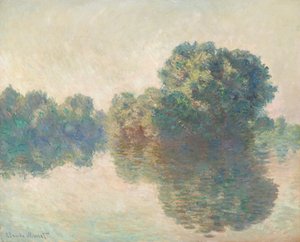 ジヴェルニーのセーヌ川 作： Claude Monet