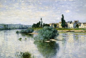 ラヴァクールのセーヌ 作： Claude Monet