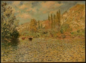 ヴェトゥイユのセーヌ川 作： Claude Monet