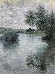 ヴェタイユのセーヌ 作： Claude Monet