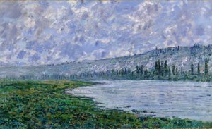 ヴェトゥイユのセーヌ川、1880年 作： Claude Monet