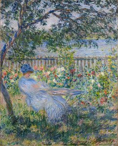 ヴェトゥイユのテラス 作： Claude Monet