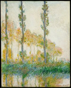 三本の木、秋、1891 作： Claude Monet