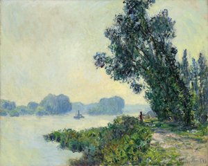 グランヴァルの牽引道。グランヴァルの曳航路、1883年 作： Claude Monet