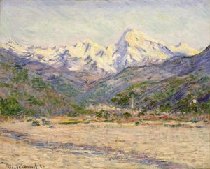 ネルビアの谷 作： Claude Monet