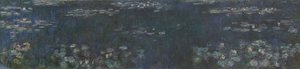 睡蓮-緑の反射、1914-1926 作： Claude Monet