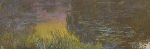 睡蓮-夕日、1914-1926 作： Claude Monet