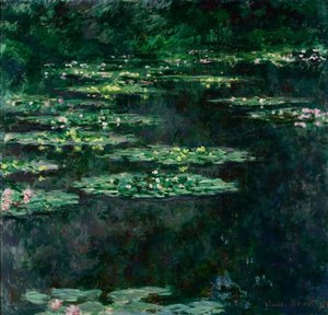 ウォーターユリレニンフェアス 作： Claude Monet