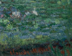 睡蓮の池緑のハーモニー 作： Claude Monet