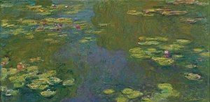 スイレンの池。ニンフィアの池、1919年 作： Claude Monet