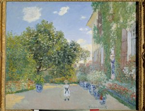 1872年、アルジャントゥイユの画家の家（油彩・キャンバス） 作： Claude Monet