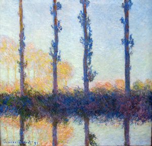 4本のポプラ 作： Claude Monet