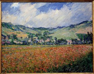 ポピー畑 作： Claude Monet