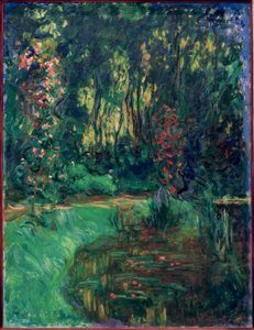 ジヴェルニーの池の隅 作： Claude Monet