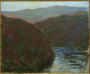 クルーズバレー、夕方の効果 作： Claude Monet