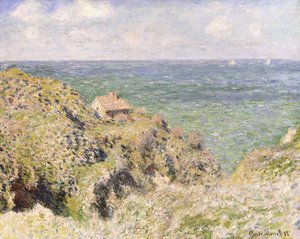 Varengeville Gorge、1882 作： Claude Monet