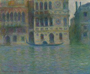 ヴェネツィア、パラッツォダリオ、1908 作： Claude Monet