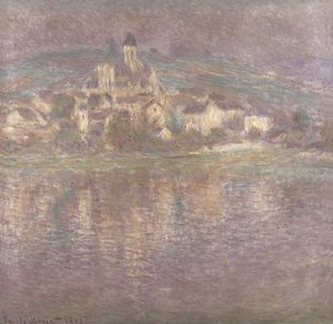 ヴェトゥイユ、日没、1901 作： Claude Monet