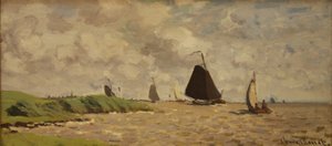 ヴォーランからの眺め、1871年頃 作： Claude Monet