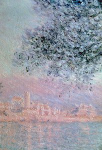 アンティーブの眺め、詳細、1888 作： Claude Monet