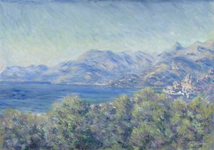 ヴェンティミリアの眺め 作： Claude Monet