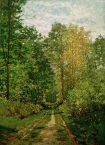森の小道 作： Claude Monet