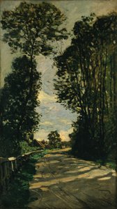 ファームサンシメオンの散歩道、1864 作： Claude Monet