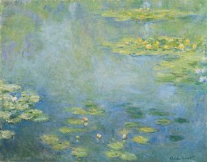 睡蓮（油彩・キャンバス 作： Claude Monet
