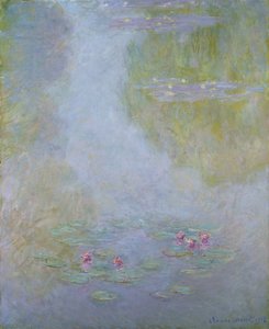 「スイレン」、1908年 作： Claude Monet