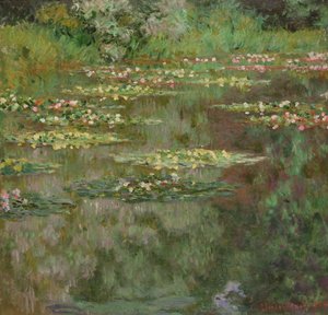 睡蓮または睡蓮の池（ニンフェアス）1904年（帆布に油彩） 作： Claude Monet