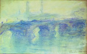 ウォータールー橋、1899年頃 作： Claude Monet