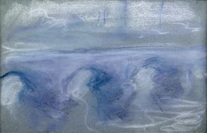 ウォータールー橋、1900年頃（紙にパステル） 作： Claude Monet