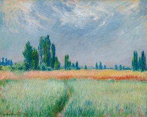小麦畑 作： Claude Monet