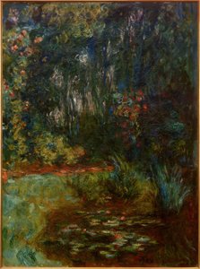 スイレン盆地の角度、1918年 作： Claude Monet
