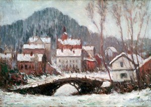 冬の風景、1895年。 作： Claude Monet