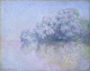 1897年ヴァーノン近郊のイルオーオルティー 作： Claude Monet