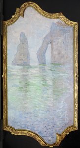 エトルタ、ライグイユ、ポルトダヴァル、1885-86 作： Claude Monet