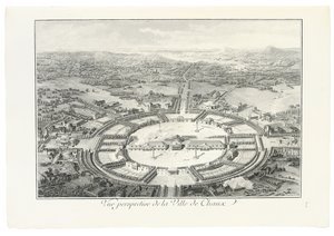 ショーの街の斜視図、1804年
