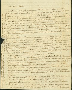 弟からアントワーヌ・ソーグランへの手紙（1816年 作： Claude Saugrain