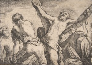 聖アンドリューの殉教、1623年。 作： Claude Vignon