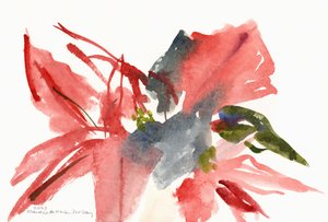 ポインセチア、2003 作： Claudia Hutchins Puechavy