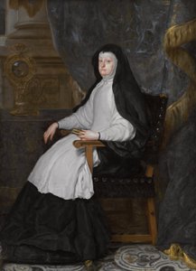 ドイツ語：Maria Anna von Österreich, Gemahlin König Philipps IV von Spanien, als Witwe マリア・アンナ・フォン・オーストリア、スペイン国王フィリップ4世の妃。
