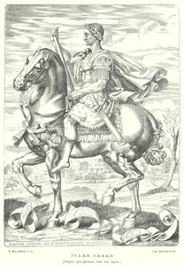 ユリウス・カエサル（ローマの軍人、政治家）（彫刻作品 作： Claudius Popelin